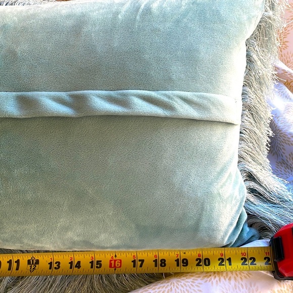 COPY - Shag Modish Metallic Feather Down Decor Pillow - Picture 10 of 10